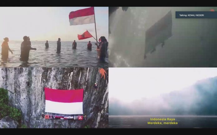 EIGER Kibarkan Merah Putih di Goa, Tebing, dan Laut