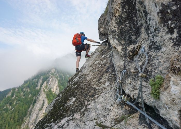 rock climbing