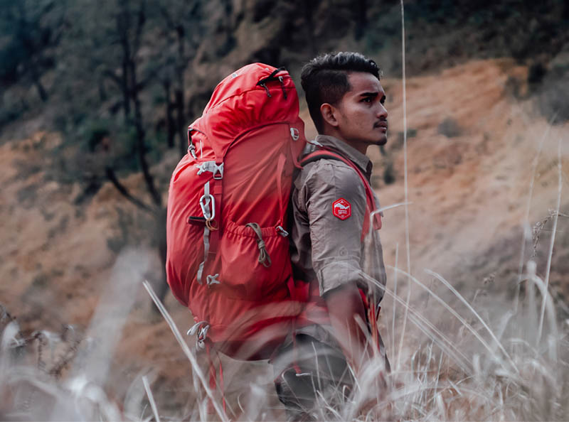 TAS CARRIER RHINOS 60L MERAH