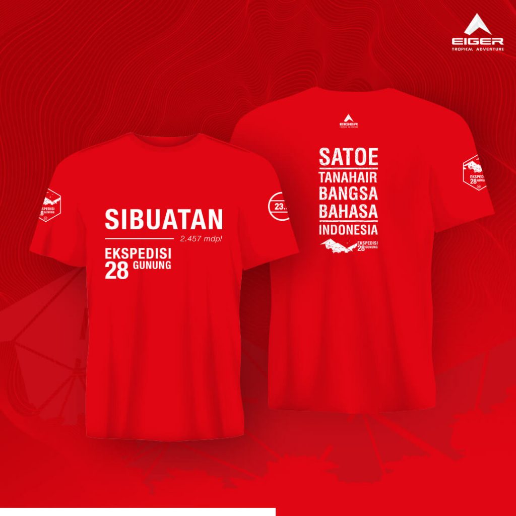 EIGER GN. SIBUATAN T-SHIRT KAOS EDISI SPESIAL