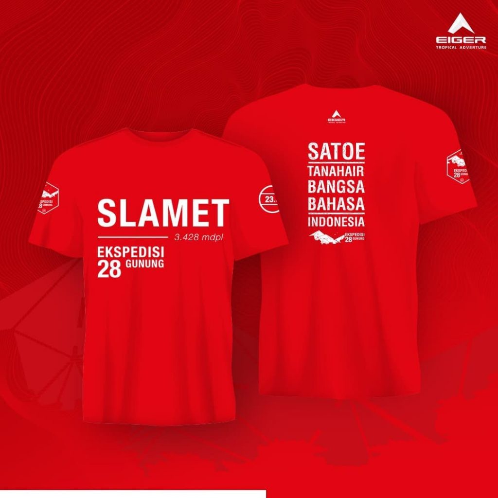 EIGER GN. SLAMET T-SHIRT EDISI SPESIAL