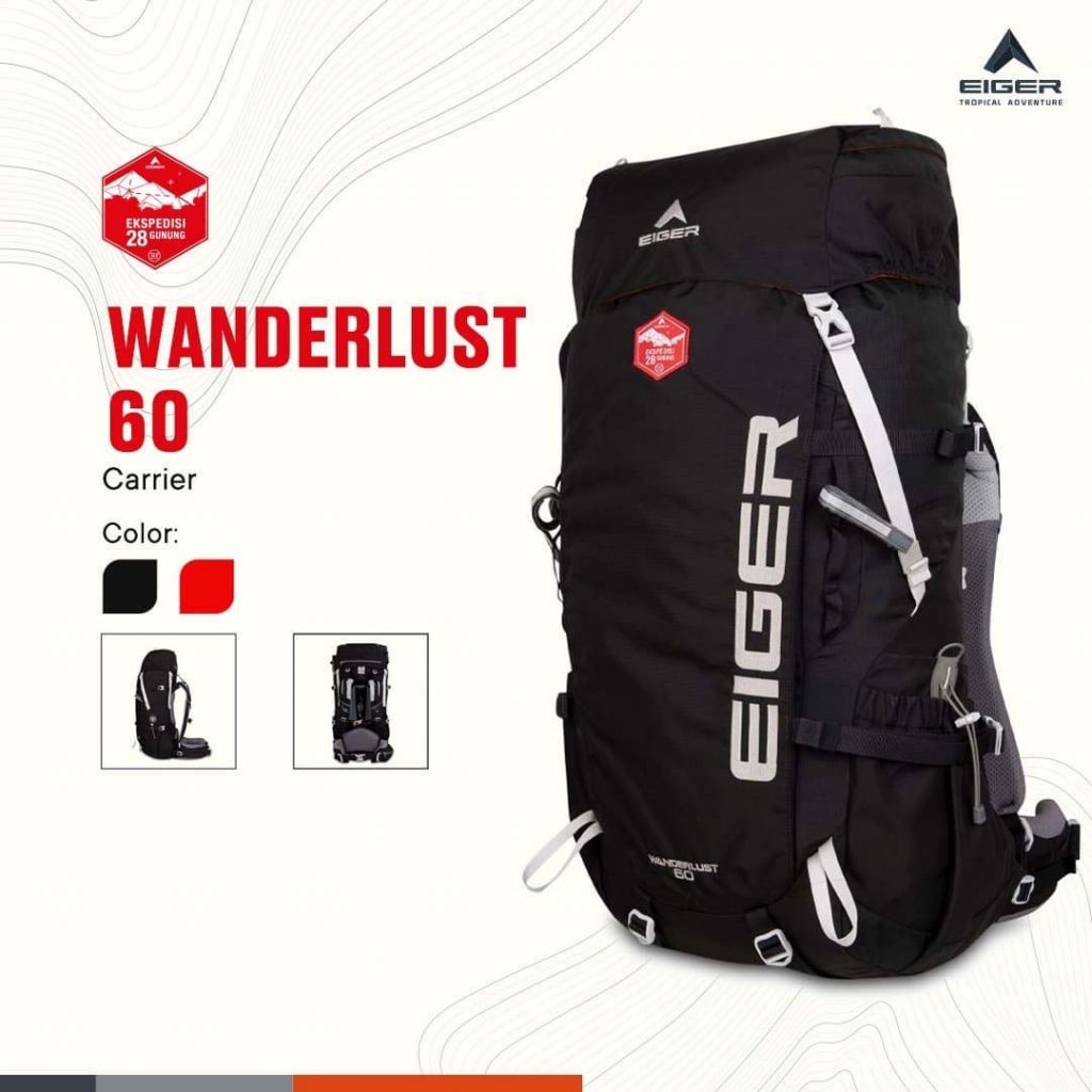EIGER WANDERLUST 60 1A RUCKSACK