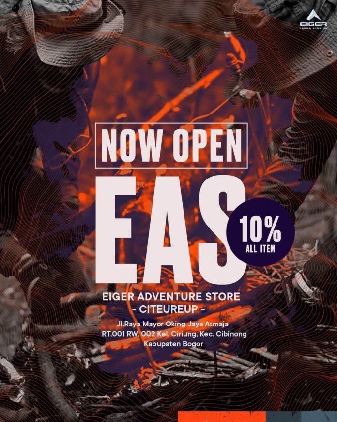 PROMO OPENING EIGER ADVENTURE STORE CITEUREUP