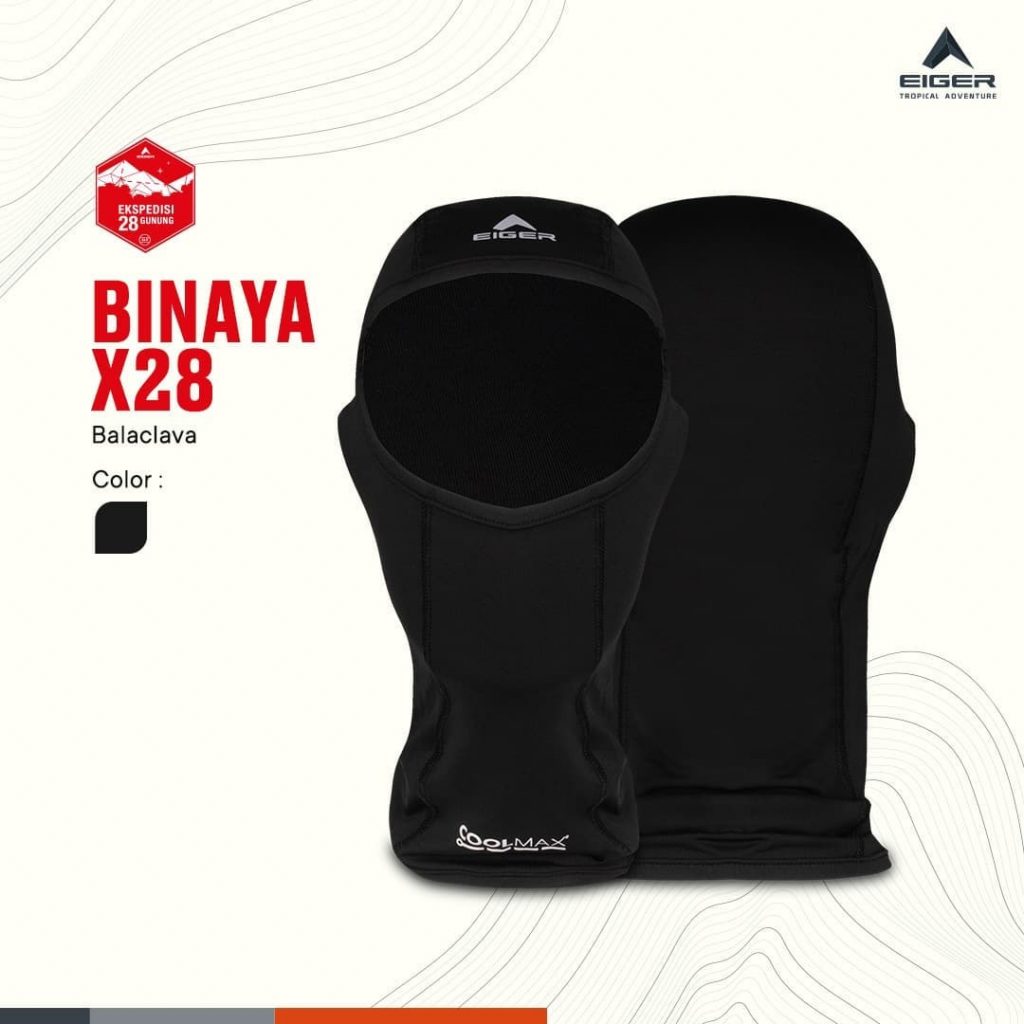 EIGER BINAYA X28 BALACLAVA EKSPEDISI 28 GUNUNG BEANIES