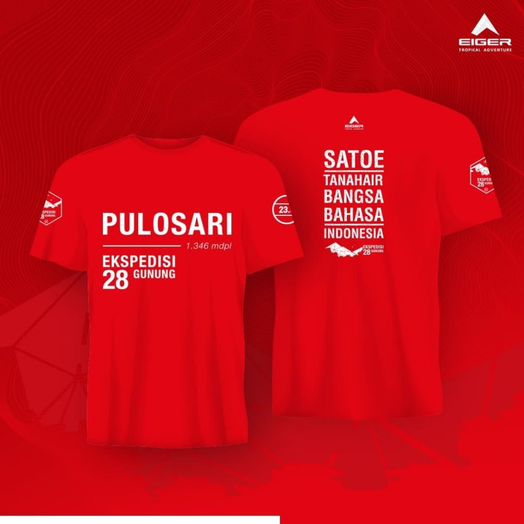 EIGER GN. PULOSARI T-SHIRT EDISI SPESIAL