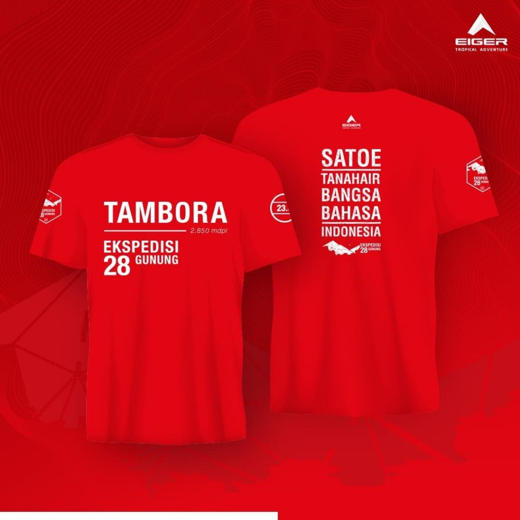 EIGER GN. TAMBORA T-SHIRT EDISI SPESIAL