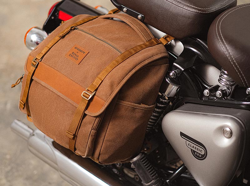 Kolaborasi Eiger dan Royal Enfield - Electra Side Bag