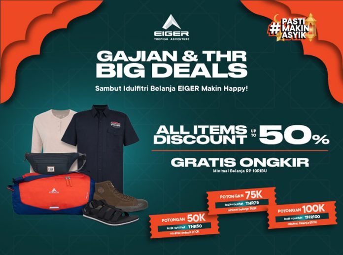 Promo EIGER Gajian & THR Big Deals