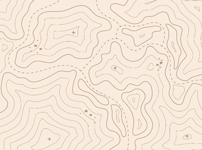 cara membaca peta topografi