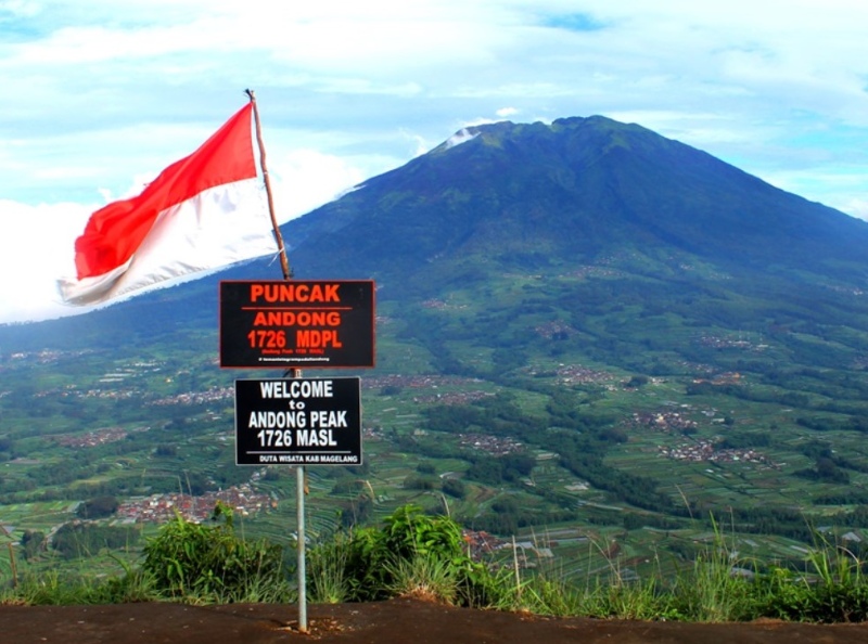 jalur pendakian gunung andong