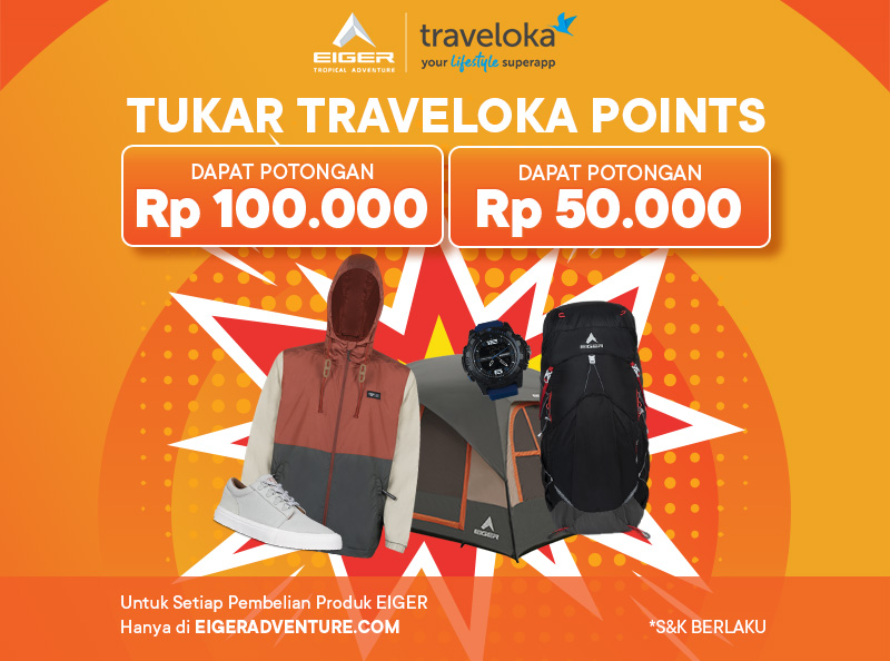 Promo EIGER X TRAVELOKA