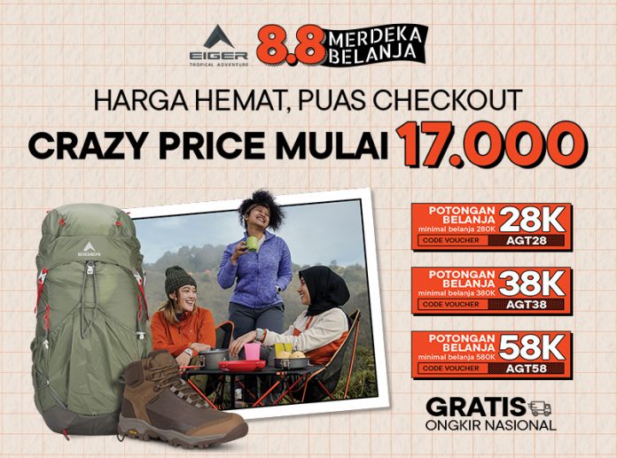 Promo 8.8 di eigeradventure.com!