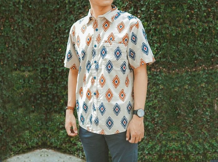 ootd batik pria
