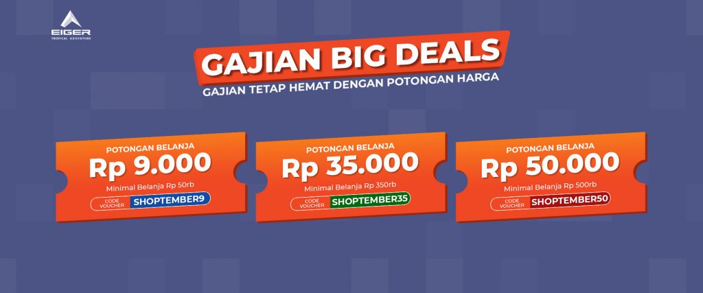 Voucher Belanja EIGER Online