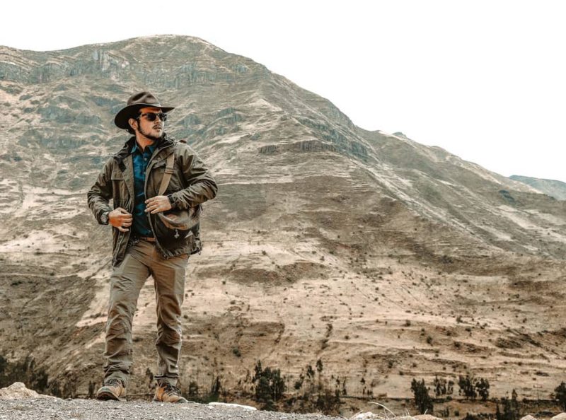 ilustrasi elevasi gunung.