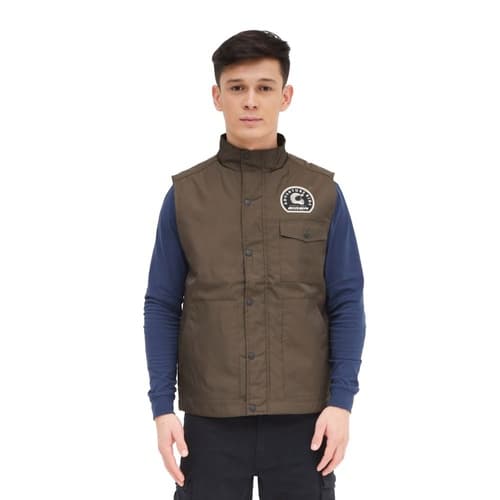 Rompi touring motor dari EIGER yaitu Vitea Quilted Vest