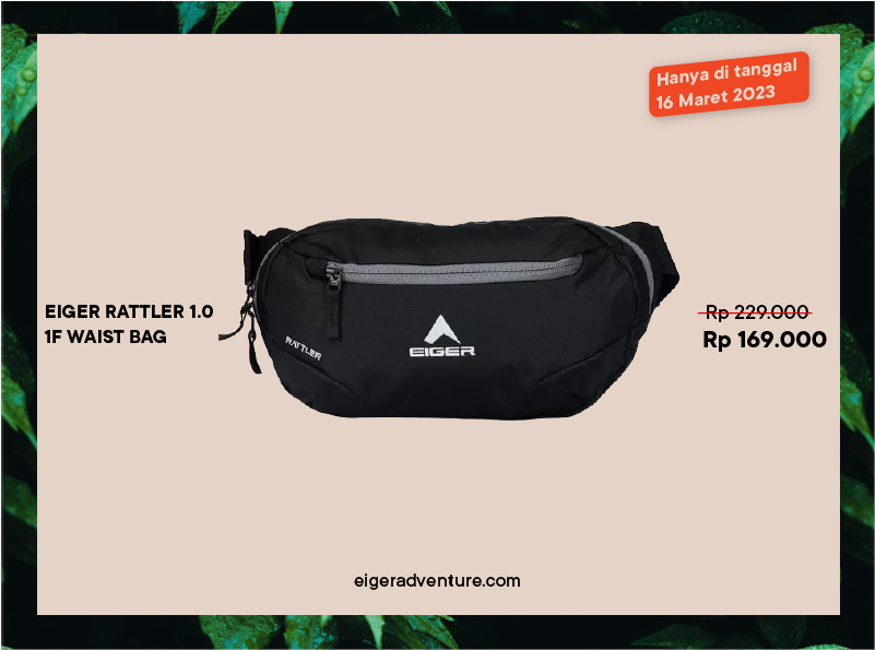 TAS PINGGANG EIGER RATTLER 1,0 1F