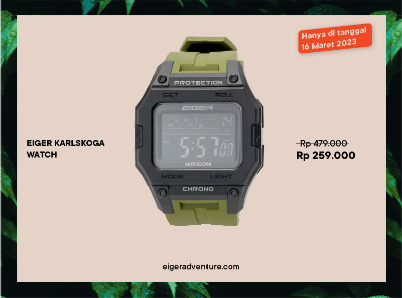 JAM TANGAN DIGITAL PRIA EIGER KARLSKOGA WATCH