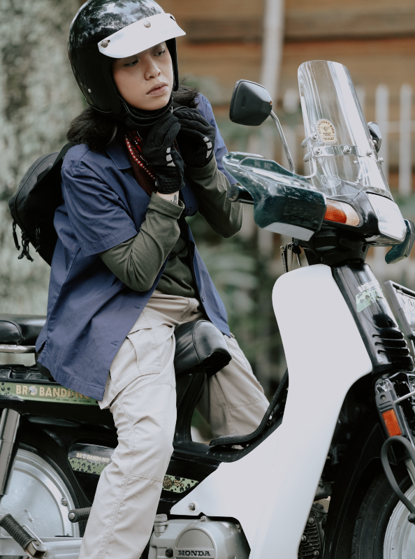 belajar keseimbangan naik motor