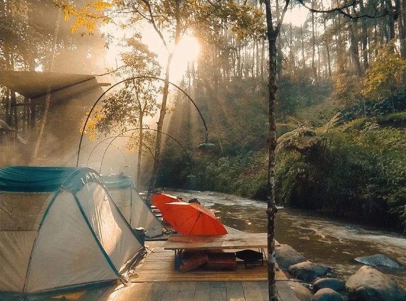 tempat camping di pangalengan