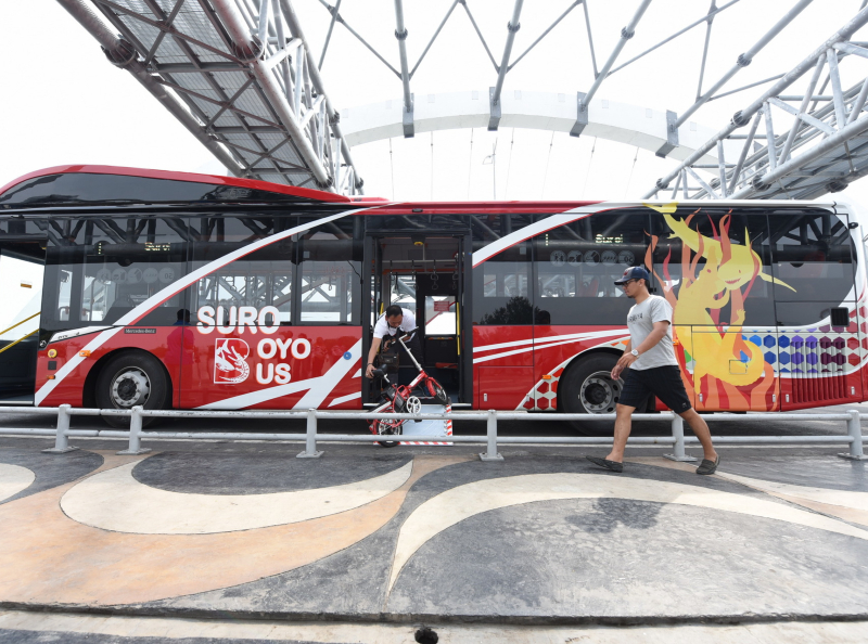 cara naik bus Surabaya