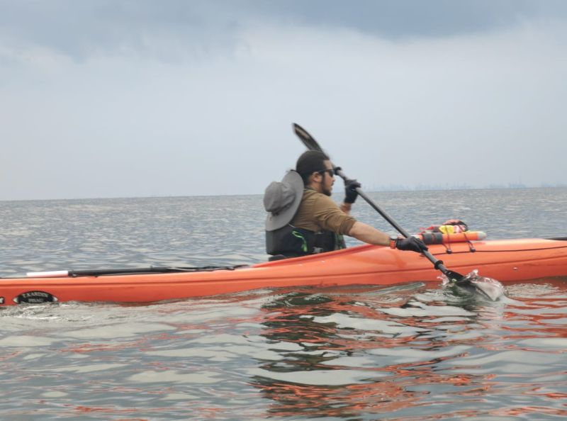 break the comfort - kayaking