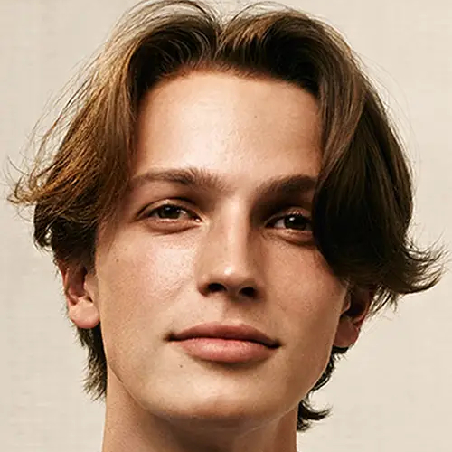 gaya rambut gondrong tanggung