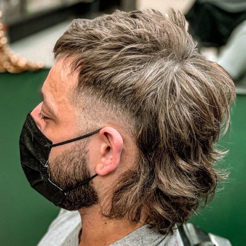 gaya rambut gondrong tanggung