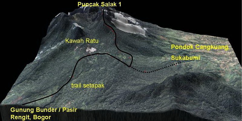  jalur Gunung Salak