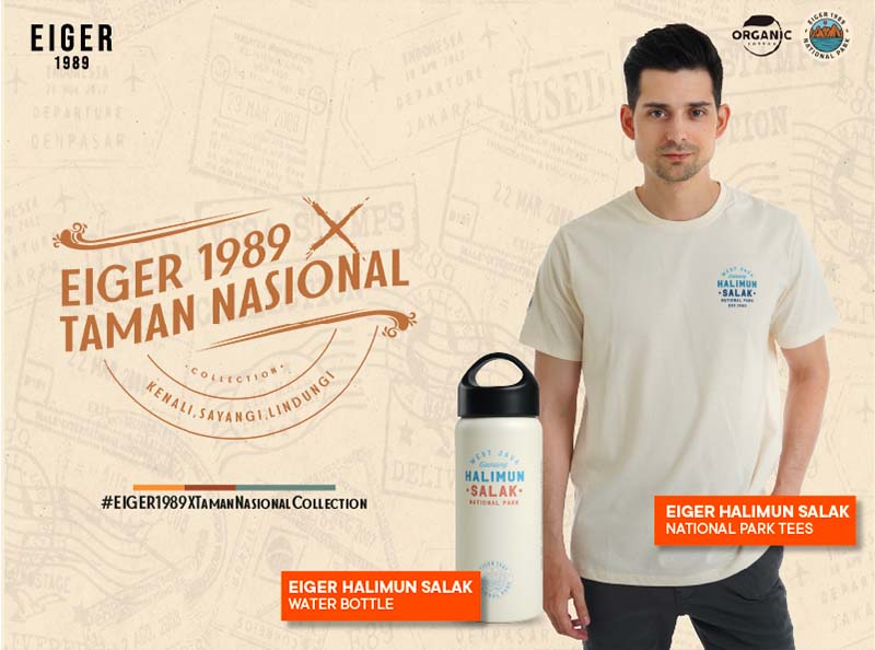 Koleksi EIGER 1989 X Taman Nasional  edisi TN Gunung Halimun Salak