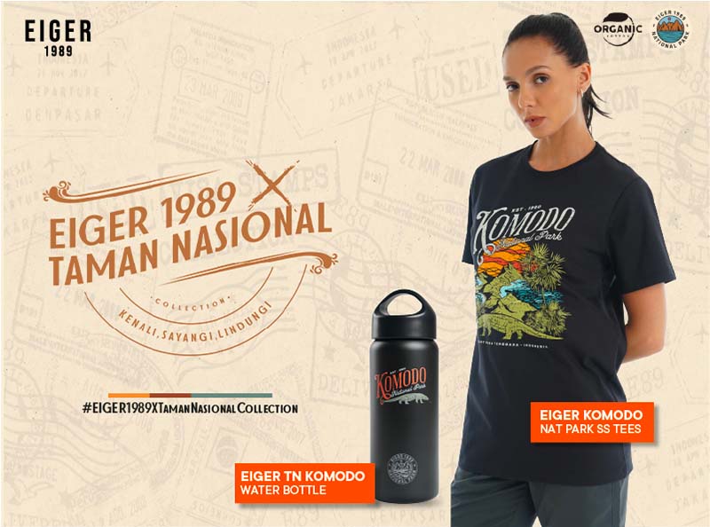 Koleksi EIGER 1989 X Taman Nasional  edisi TN Komodo