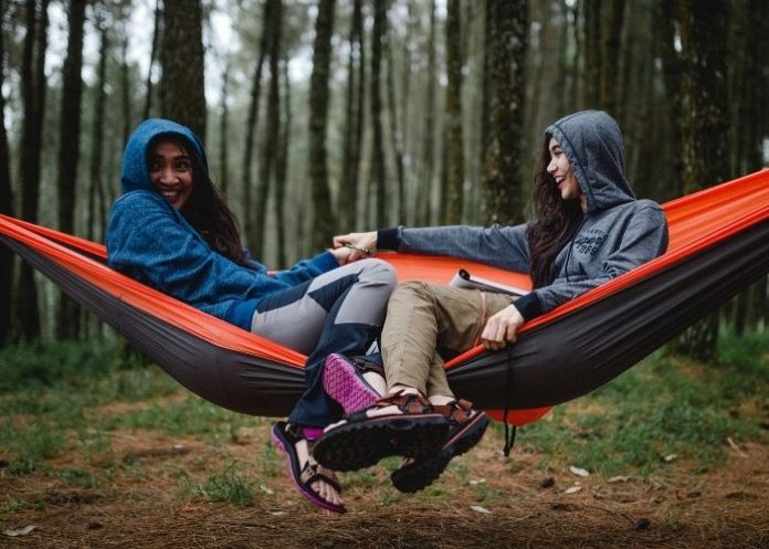 cara memakai hammock
