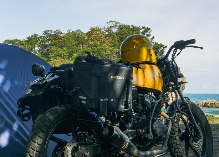 cara membawa barang banyak di motor