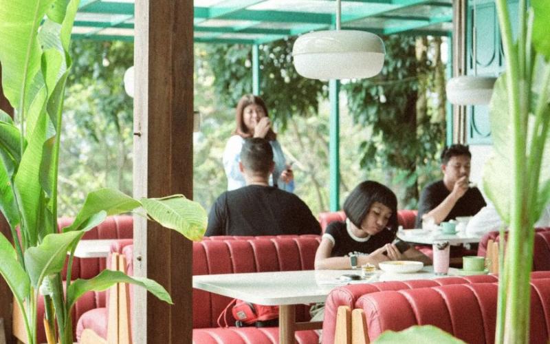Cafe suasana alam di bandung