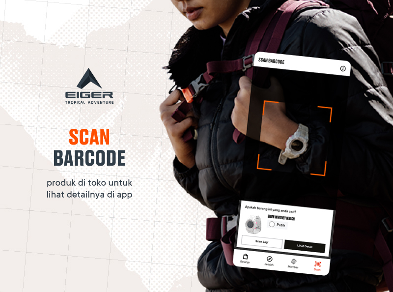 Scan Barcode di Aplikasi EIGER