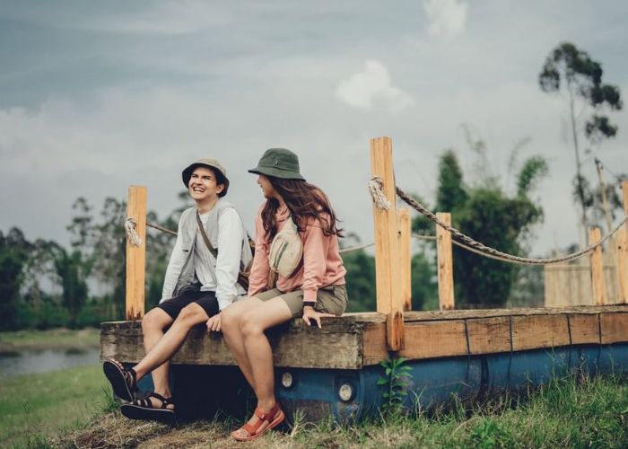 sampah di tempat wisata