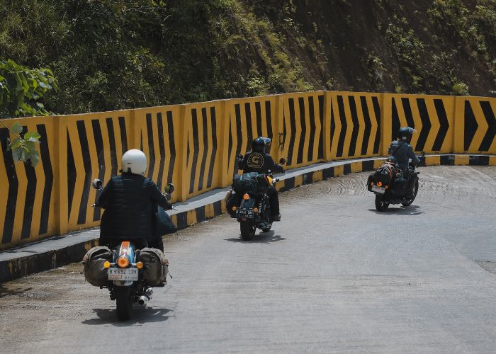 larangan berkendara motor