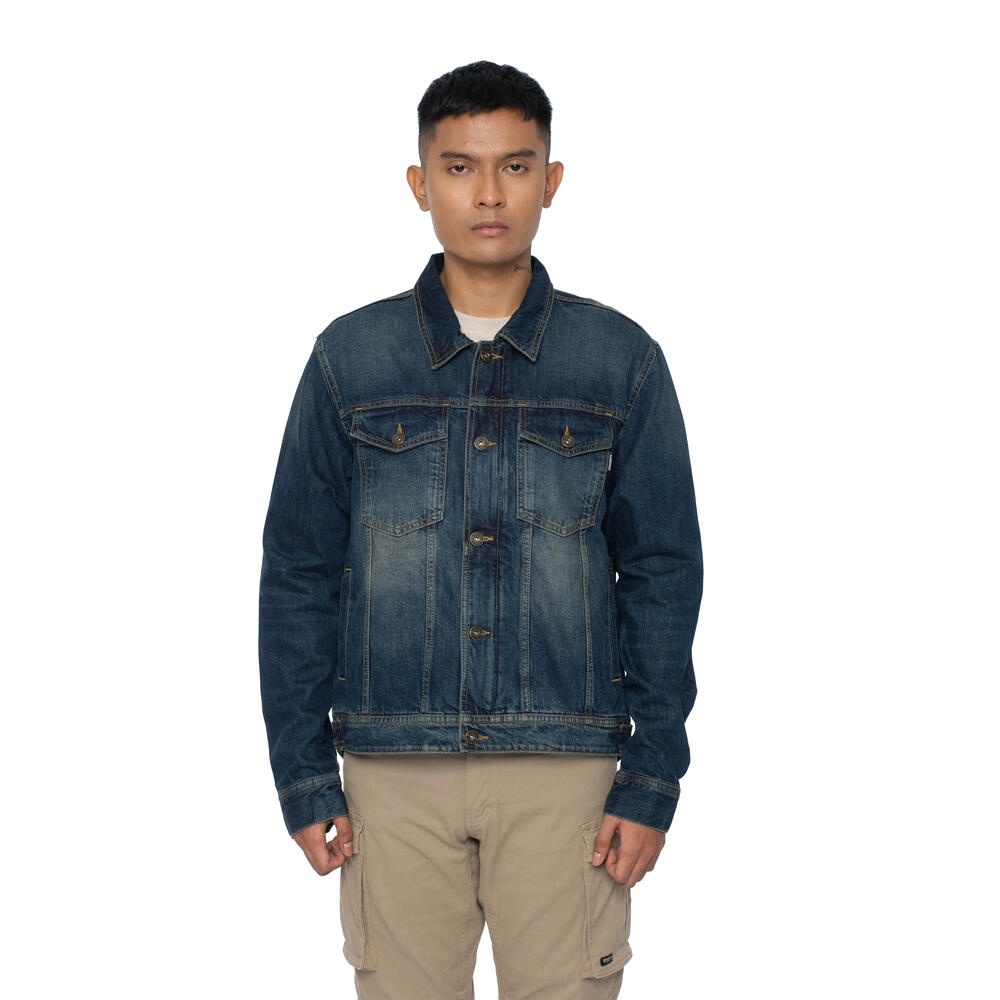 Hurtle Jacket Denim merupakan jaket motor dari Eiger