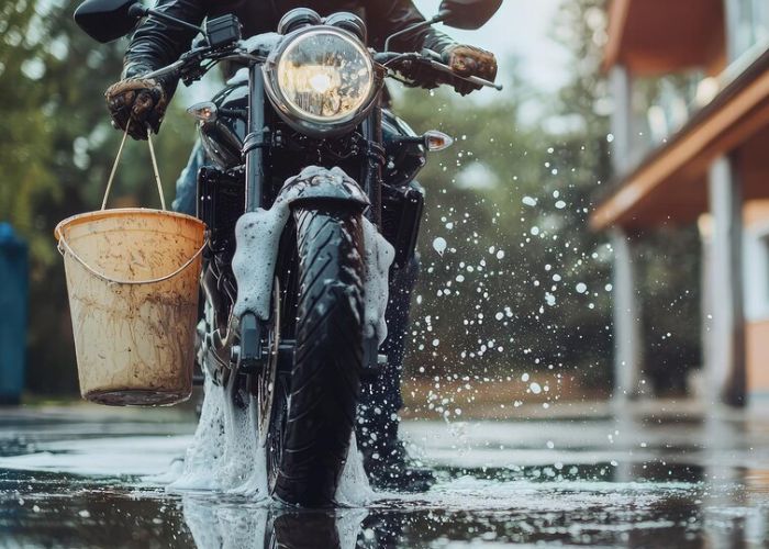 cara merawat motor saat musim hujan