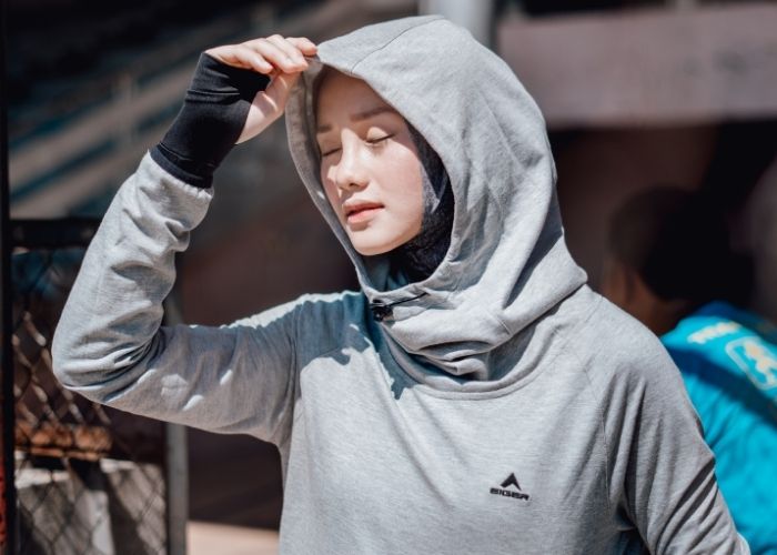 outfit gym wanita hijab