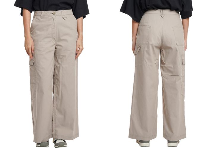 ootd celana cargo wanita hijab