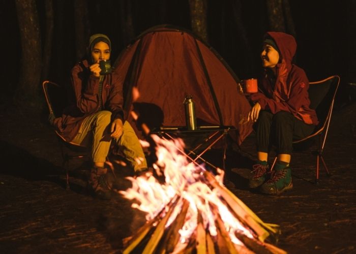 outfit camping hijab