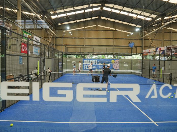 ukuran lapangan padel