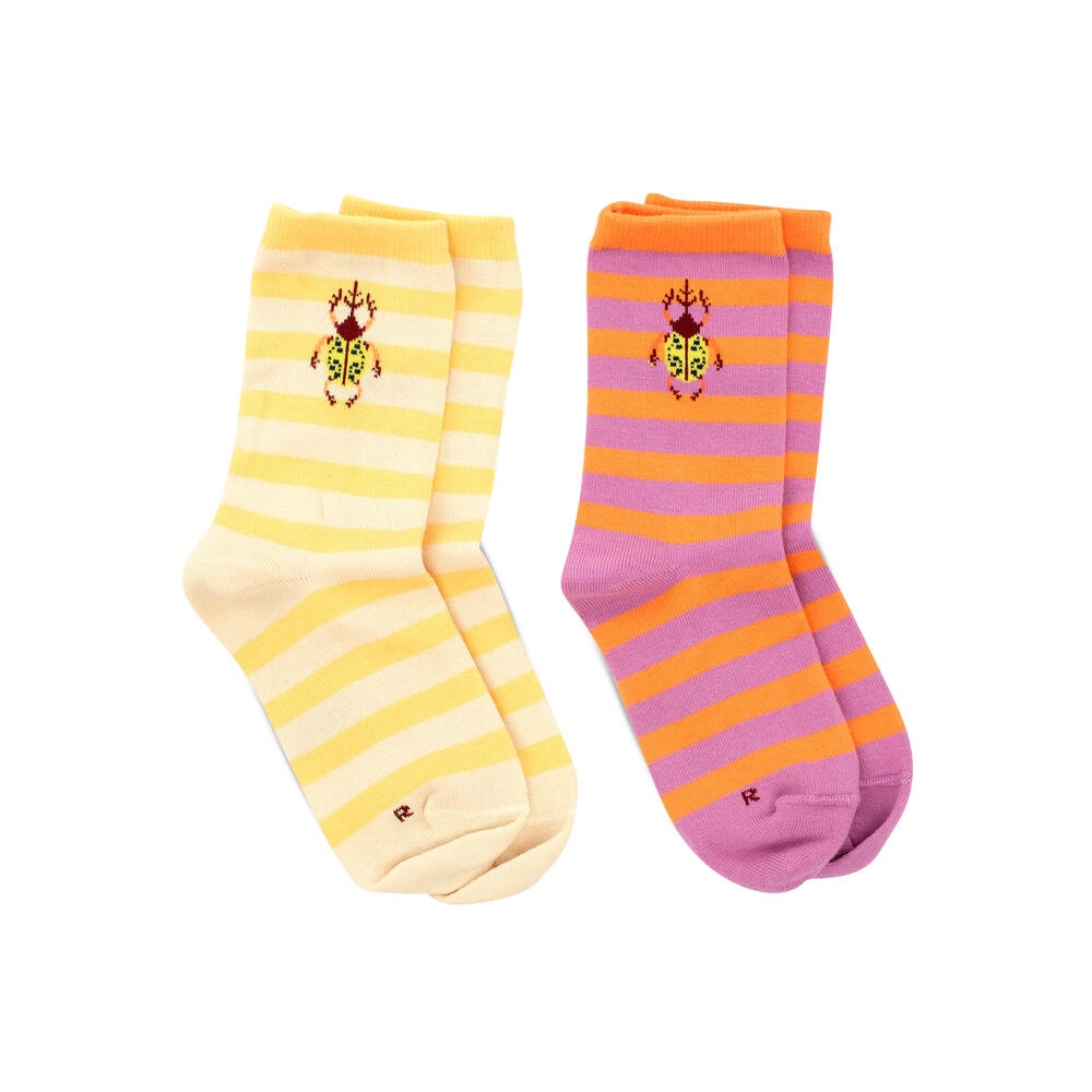 Junior Moorland Mid Cut Stripe Socks merupakan kaus kaki anak dari EIGER