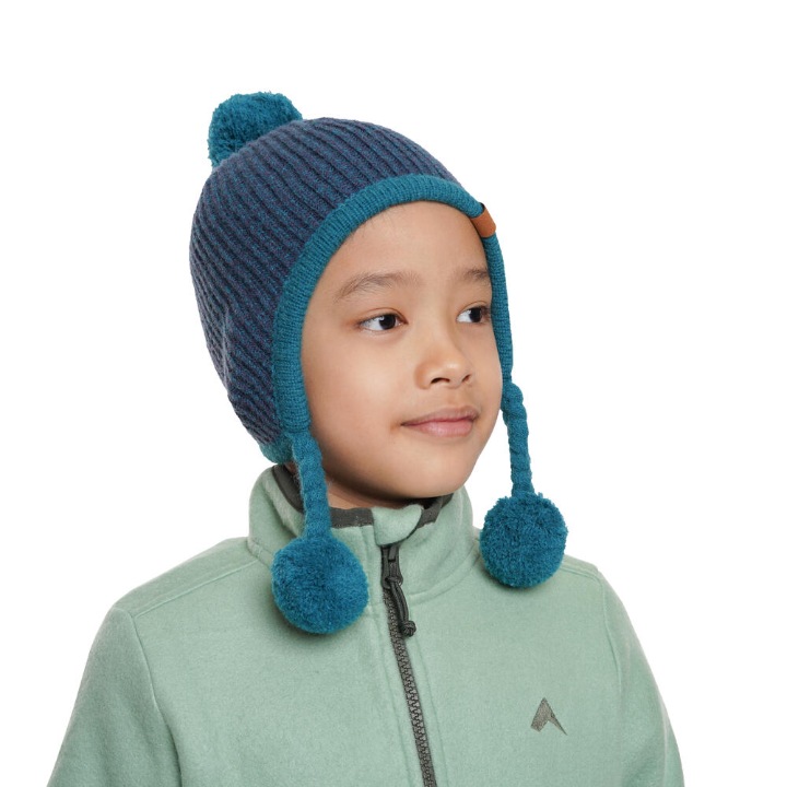 Junior Moorland Peruvian Pompom Beanies merupakan topi anak dari EIGER