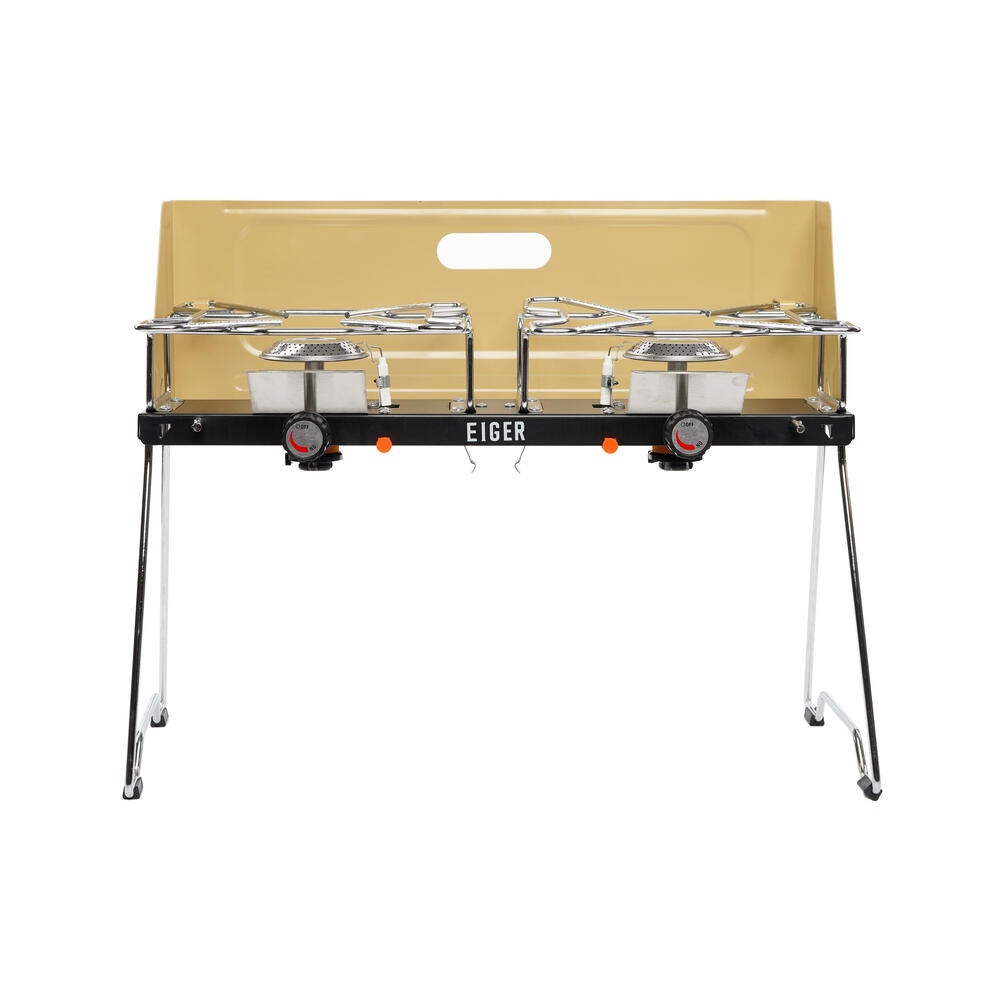 Folding Double Burner Stove merupakan kompor gunung dari EIGER