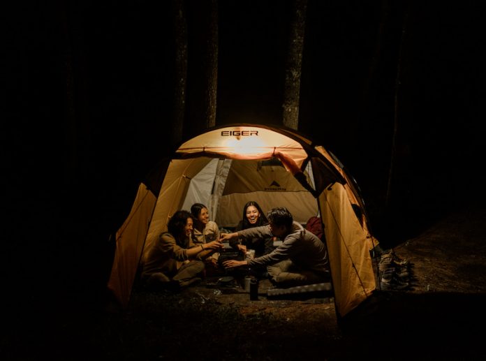 cara pasang tenda