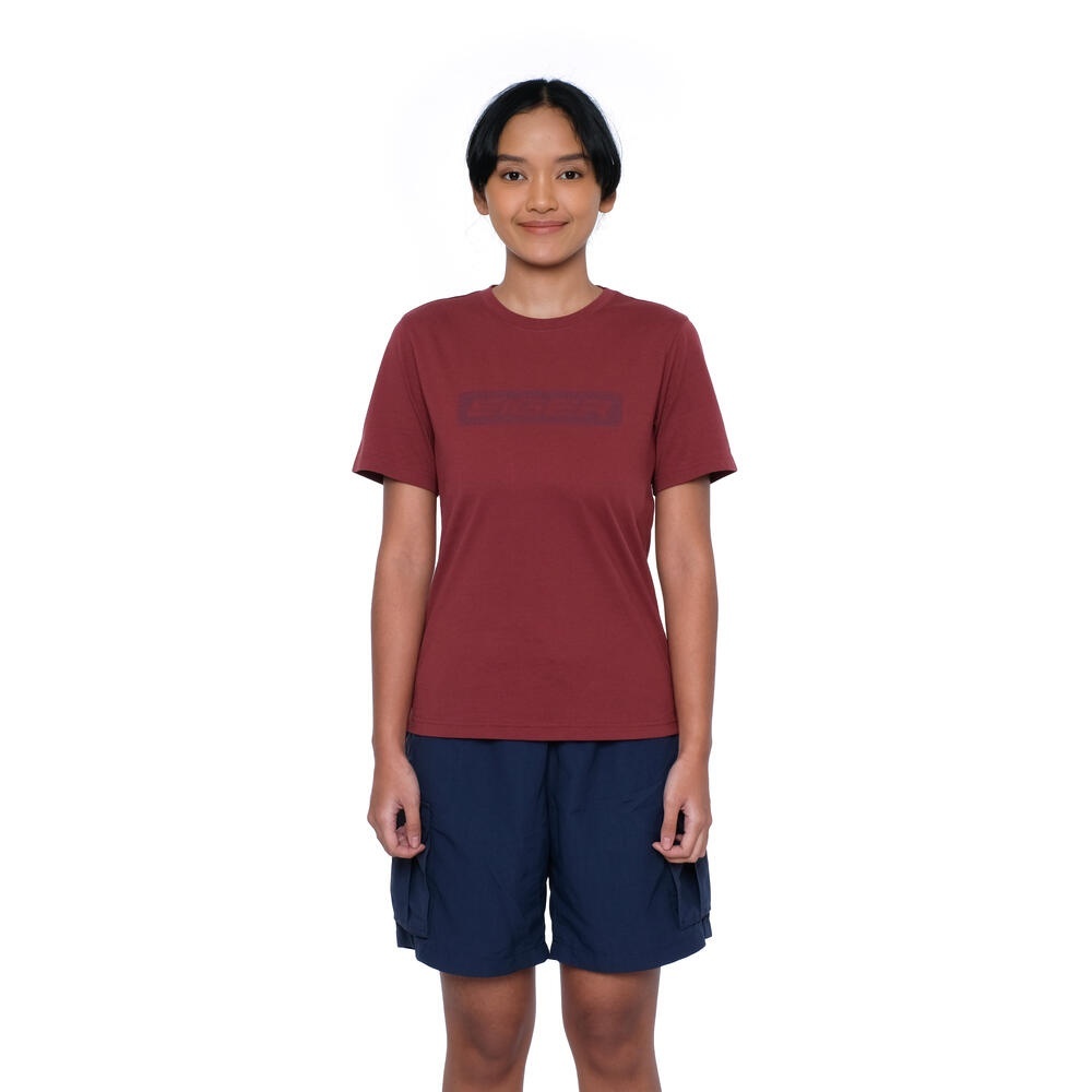 Women Traces De Roues SS Tee merupakan kaus slim fit dari EIGER